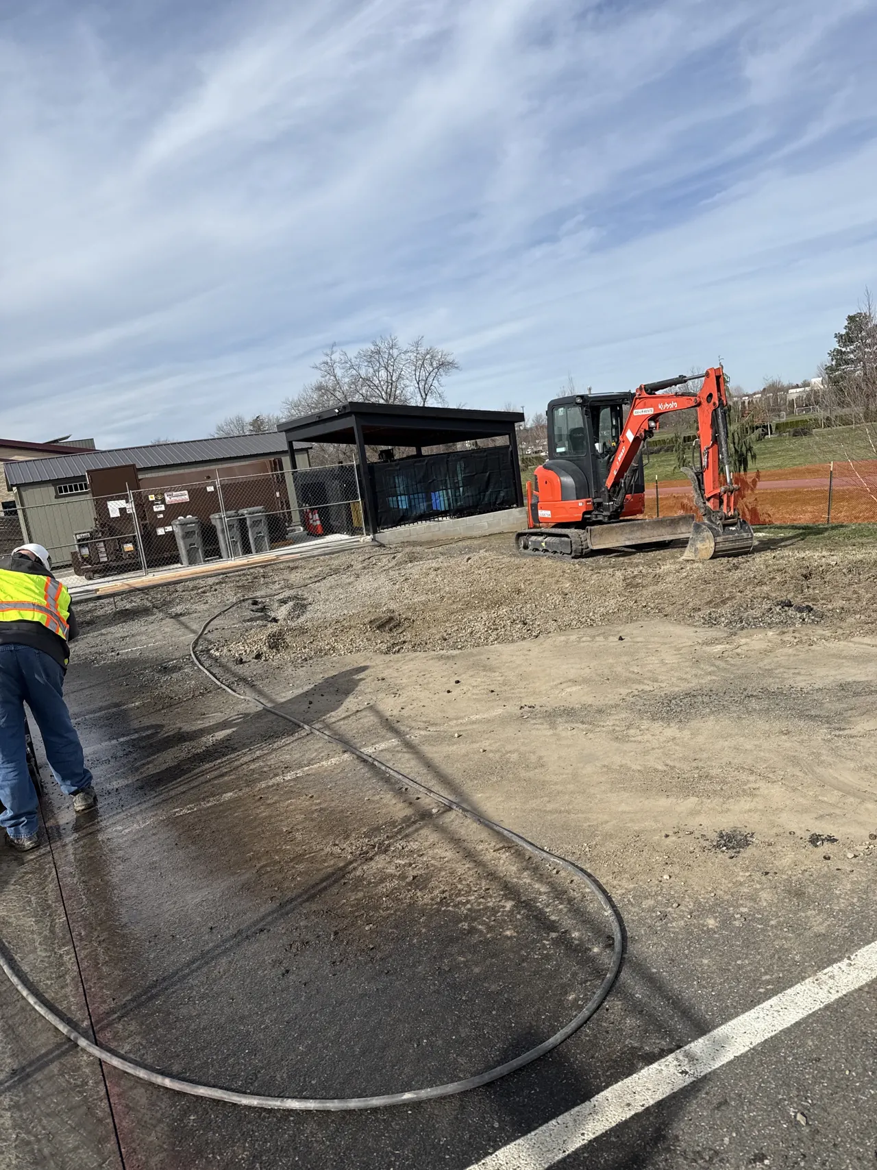 Site grading and concrete preparation at Walla Walla Veterans Home